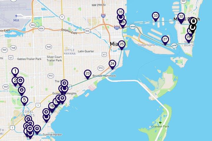 Haunted Miami: Selvguidet smartphone lyd køretur
