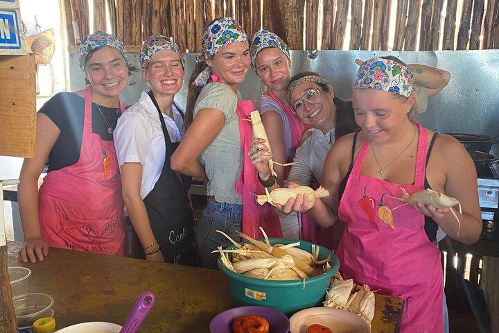 Tamales or chiles rellenos cooking class,tequila & Mezcal tasting