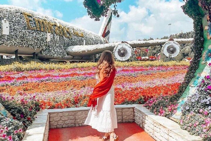 Dubai Miracle Garden Skip the Line E-billetter og transportmuligheder