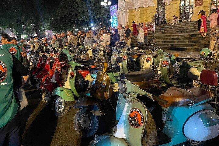 Hanoi Vespa After Dark Street Food Tour - Hidden Gem-Train Street