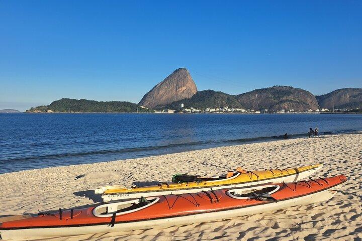 Kayaking tour on the sea of Rio de Janeiro