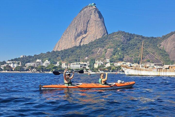 Kayaking tour on the sea of Rio de Janeiro