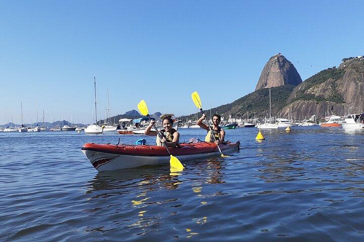 Kayaking tour on the sea of Rio de Janeiro