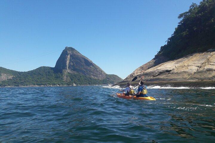 Kayaking tour on the sea of Rio de Janeiro