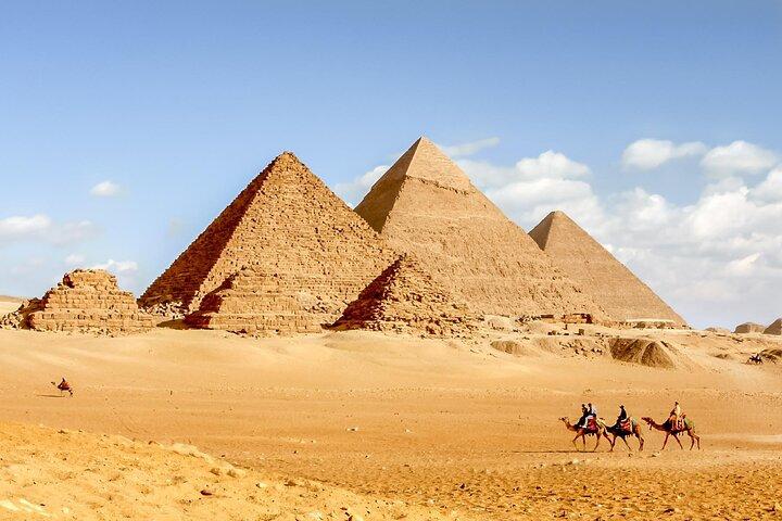 Dagstur til pyramiderne i Giza, Egyptisk museum (OR) GEM & Bazaar