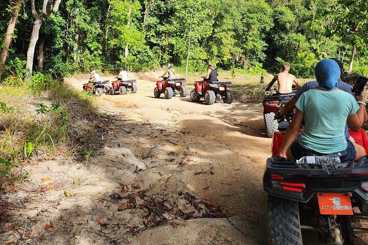 Esperienza di avventura nella giungla ATV di 2,5 ore da Koh Phangan