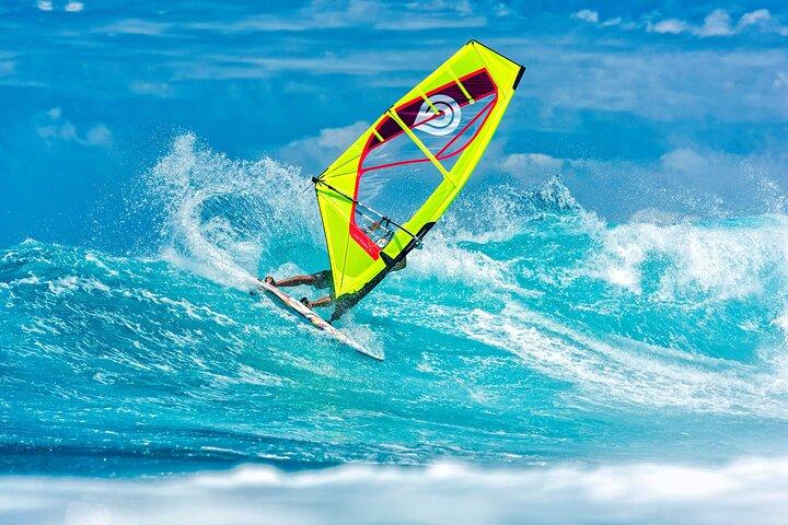 2 timers windsurfing lektion i Cabrillo Beach
