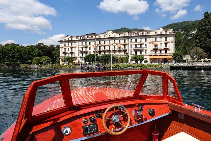 3 heures de bateau en bois privé pour visiter Bellagio 6 pax