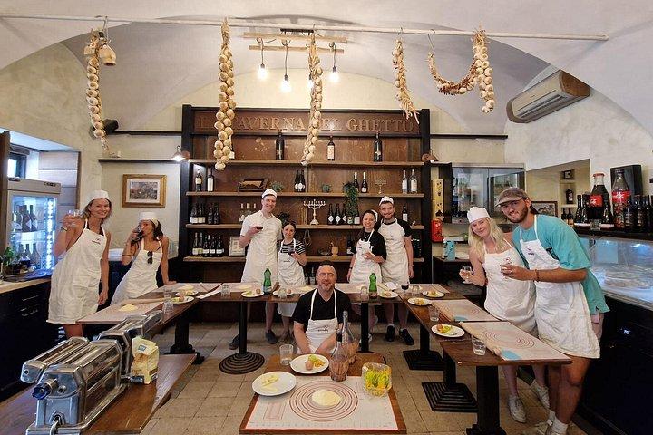 ローマにいるとき：ユダヤ・ゲットーでのパスタ料理教室＆ディナー