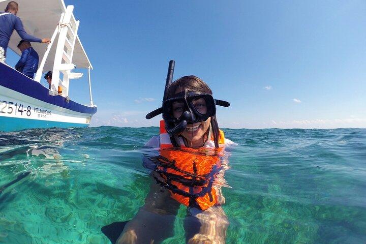 Visite guidée à Puerto Morelos avec plongée en apnée incluse