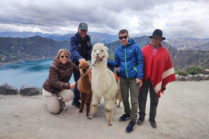 Excursión privada de un día al lago del cráter Quilotoa