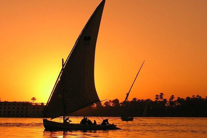 Delight in a Nile Sunset: Felucca Cruise Experience in Luxor