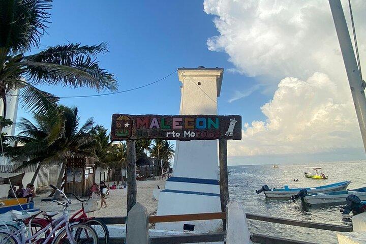 Visite guidée à Puerto Morelos avec plongée en apnée incluse