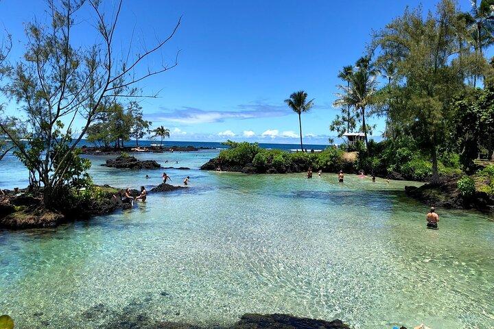 Hilo highlights, cascate e spiagge, privato, costum Tour