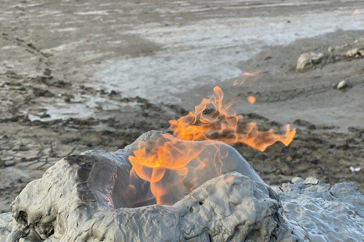 Qobustan-Felskunst, Schlammvulkane, Feuertempel Ateshgah, Yanardag