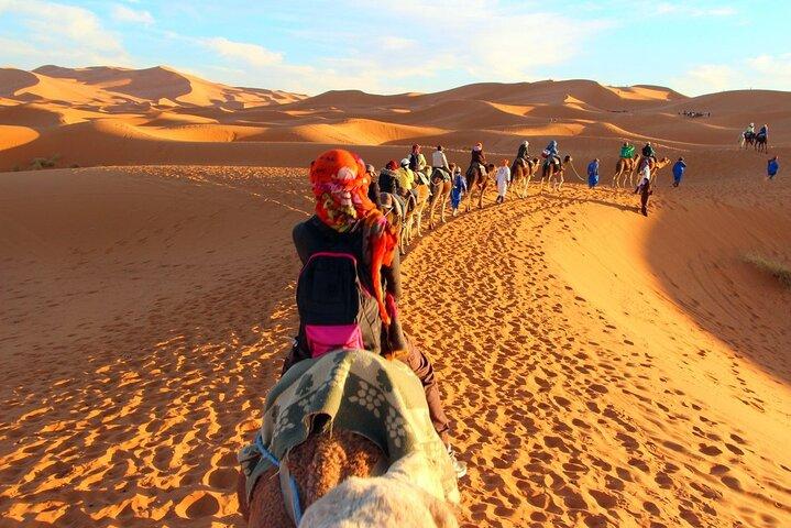 From Marrakech : Private 4-Day Desert Tour to Zagora & Merzouga