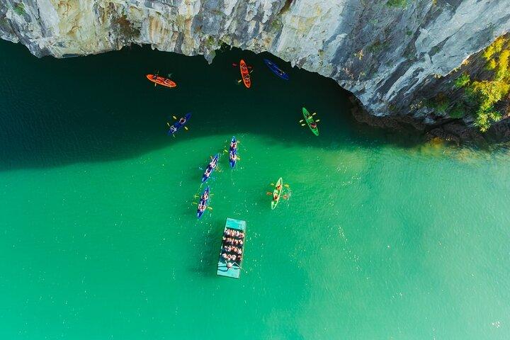 Halong Bay Full-Day Adventure Cruise from Hanoi