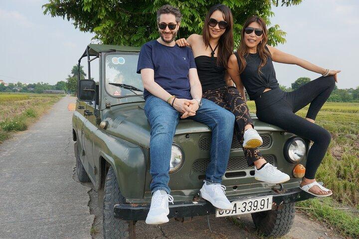 Von Frauen geführte Jeep-Touren durch Hanoi: Landschaftstour durch Hanoi mit dem legendären Jeep