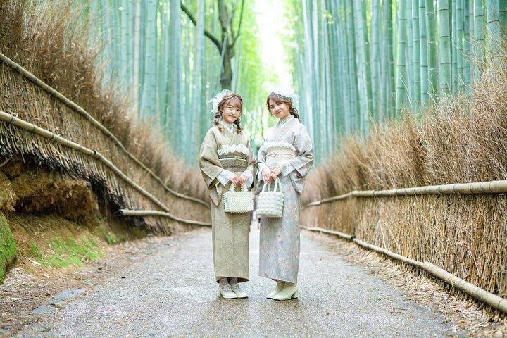 京都での着物体験付きガイドなしツアー