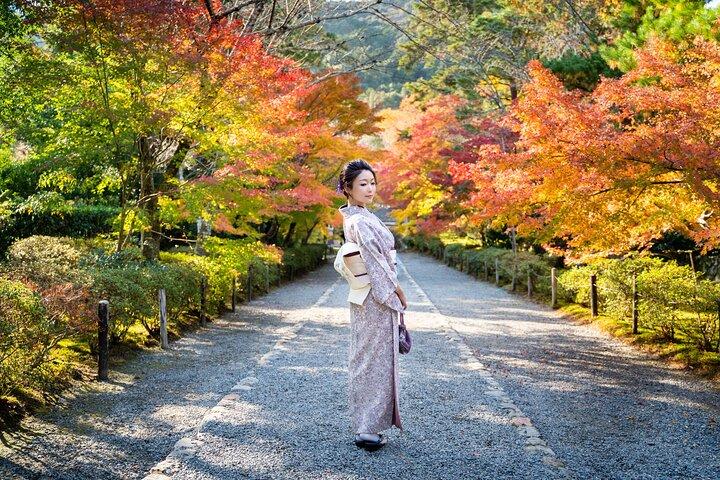京都での着物体験付きガイドなしツアー