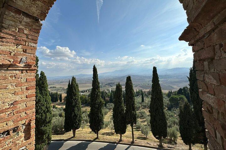 Val D'Orcia privat biltur til Montepulciano Pienza & SPA-mulighed