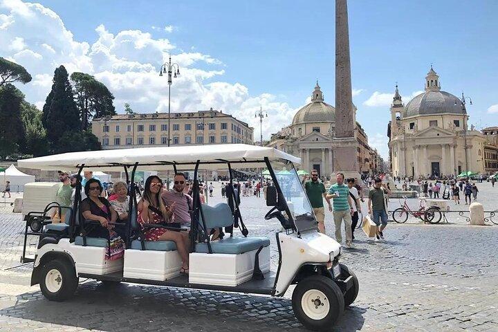 Visite privée en voiturette de golf à Rome - 4 heures
