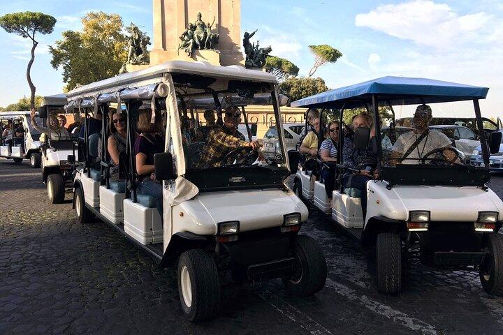 Visite privée en voiturette de golf à Rome - 4 heures