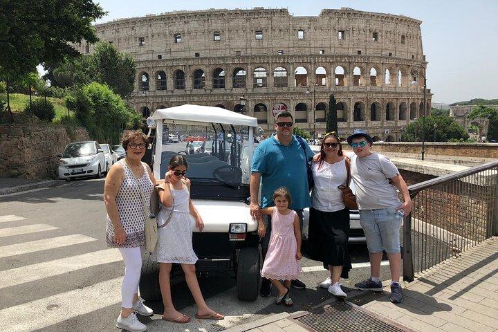 Visite privée en voiturette de golf à Rome - 4 heures