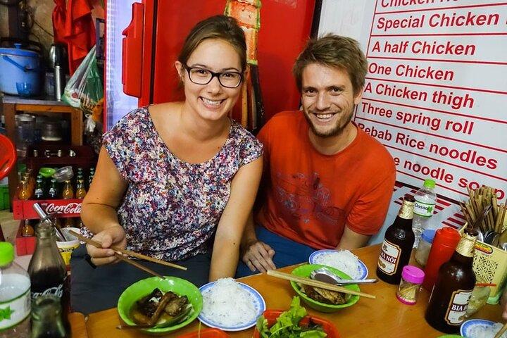 Straatvoedselwandeltocht door Hanoi