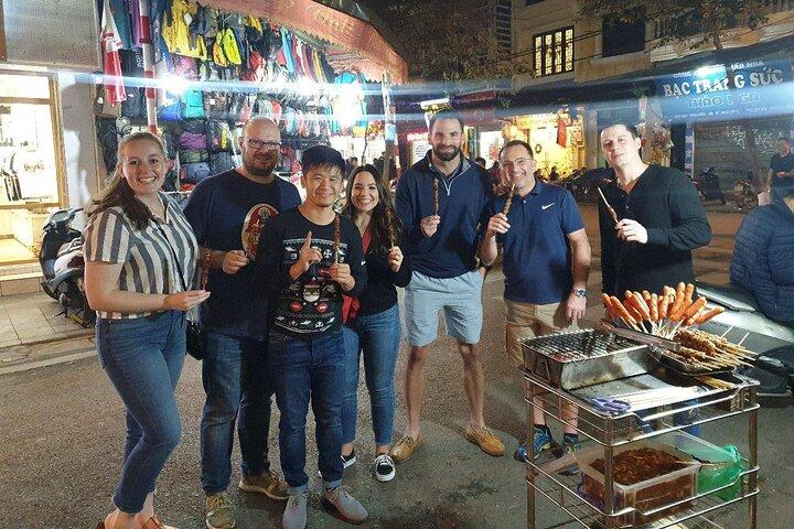 Straatvoedselwandeltocht door Hanoi