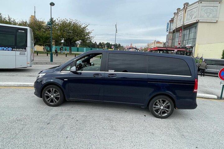 Privat transfer Paris retur eller retur Charles de Gaulle flygplats
