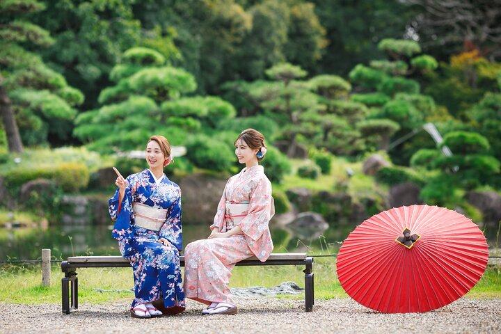 Authentieke Kimono en haar styling en fotosessie in Osaka