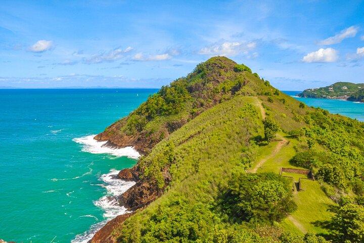 3 timers Land & Sea Tour Castries krydstogt terminal til Pigeon Island