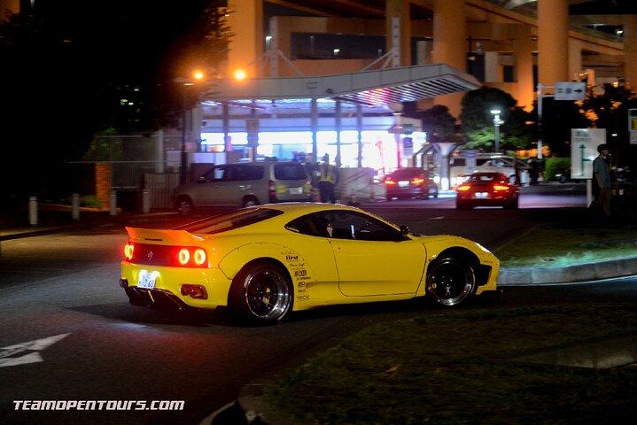 名車待ち合わせスポット大黒へ豪華団体旅行