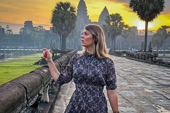 Angkor Wat Sunrise tour con tour per piccoli gruppi e guide