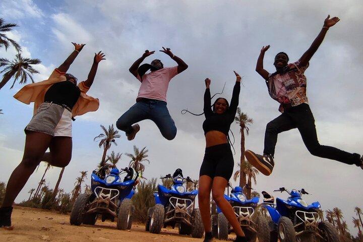 Marrakech: Quad Bike Tour in palm grove