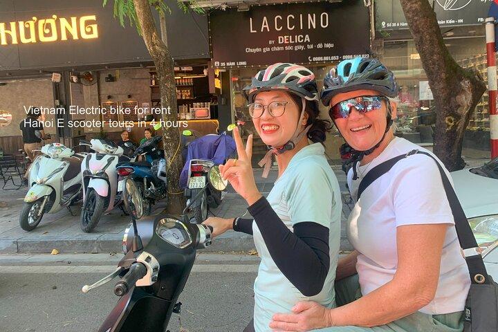 Versteckte Straße in Hanoi, Essensverkostung mit dem E-Bike