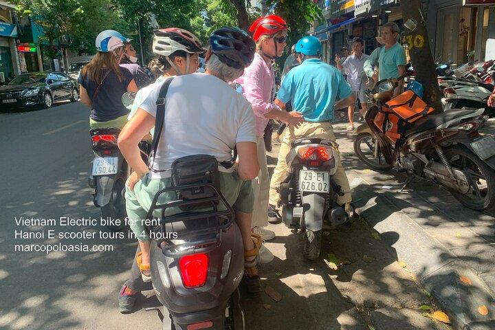 Versteckte Straße in Hanoi, Essensverkostung mit dem E-Bike
