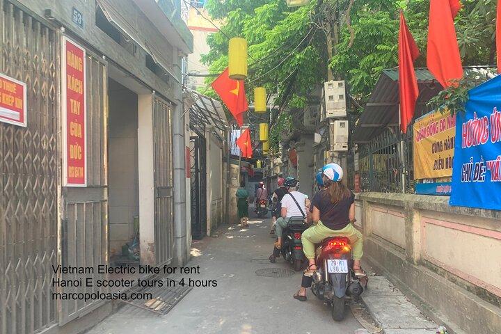 Versteckte Straße in Hanoi, Essensverkostung mit dem E-Bike