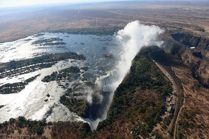 Helicopter Ride above the Victoria Falls