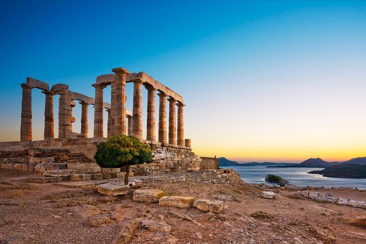 Visite historique privée d'Athènes au Cap Sounion