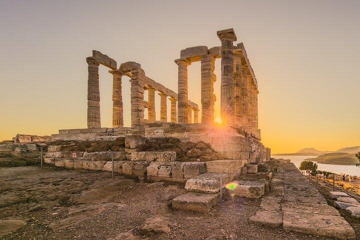 Visite historique privée d'Athènes au Cap Sounion