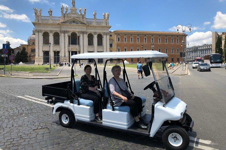 Visite privée en voiturette de golf à Rome - 4 heures