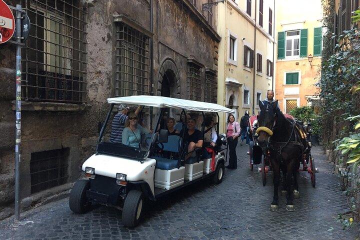 Private Golf Cart Tour in Rome-3 Hours