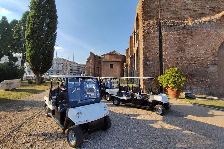 Private Golf Cart Tour in Rome-3 Hours