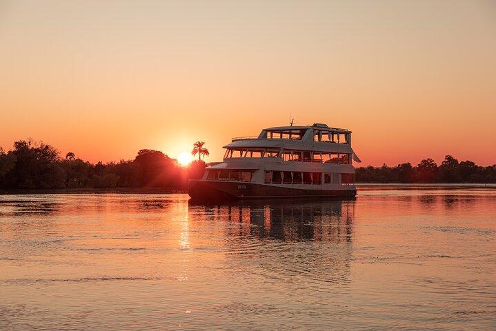 Sunset Cruise på Zambezi River