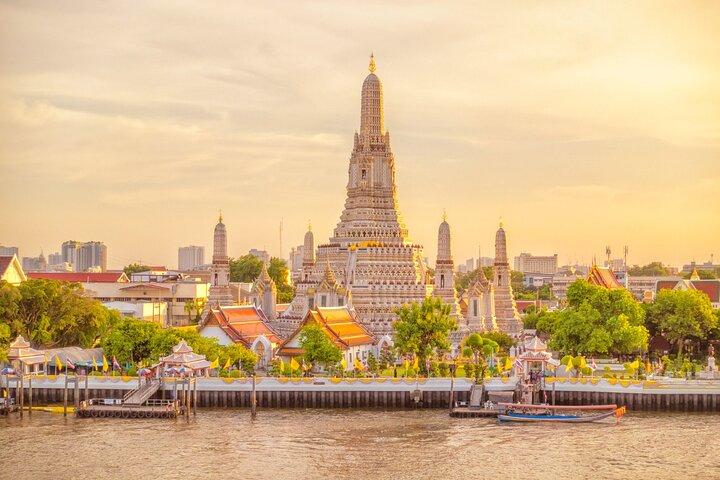 Excursão pelo Canal de Bangkok em barco de teca