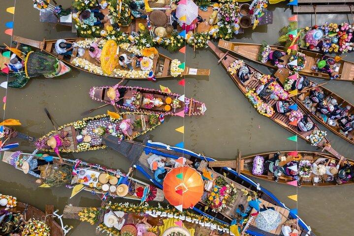 Desde Bangkok: visita al mercado flotante Damnoen Saduak