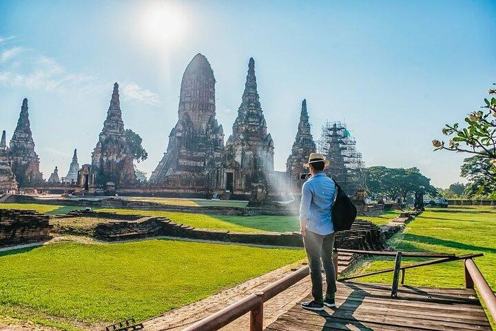 Von Bangkok: Kleingruppentour zu den Ayutthaya-Tempeln mit Mittagessen