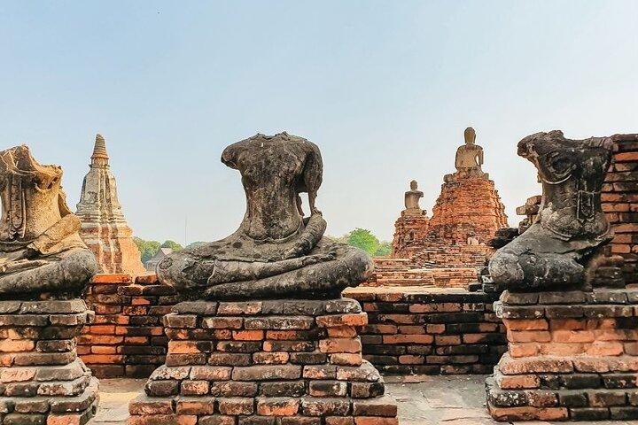 De Bangkok: excursão para grupos pequenos aos templos de Ayutthaya com almoço